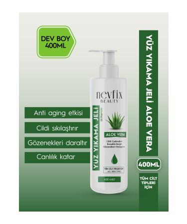 Nevfix Beauty Aloe Vera Face Wash Gel 400 ML - Buy Online on GoSupps.com