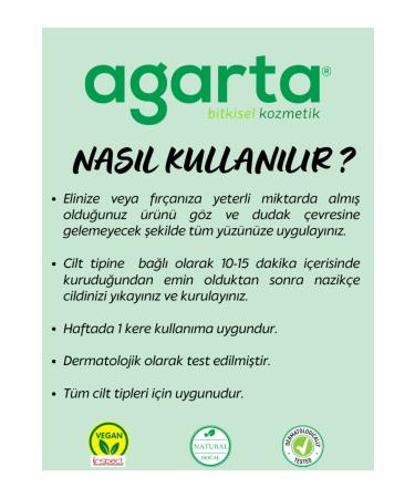 Agarta Blackhead and Anti-Acne Green Clay Face Mask 10 ML - Pore Tightener - Purifier - Buy Online on GoSupps.com