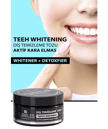 bs bubbles cosmetic 75gr Teeth Whitening Powder Active Carbon Launch Price - Buy Online on GoSupps.com