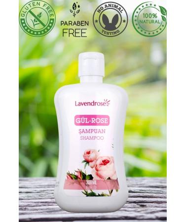 Lavendrose Natural Rose Shampoo Repairing Anti-dandruff Volumizing Plumping Rose Shampoo 300 ml - Buy Online on GoSupps.com