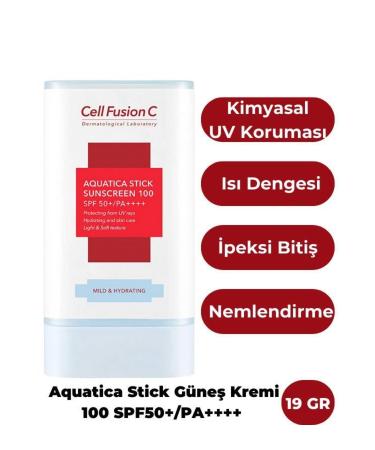 Cell Fusion C Aquatica Moisturizing High Protection Stick Sun Cream 19 gr