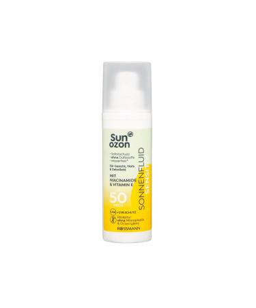 SunOzon Sunscreen Face Cream Niacinamide SPF 50 Sensitive Skin 50 ml
