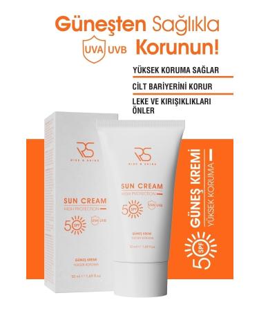 Rise and Shine Vitamin E Sun Cream Spf 50+ 50 ml