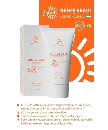 Rise and Shine Vitamin E Sun Cream Spf 50+ 50 ml - Buy Online on GoSupps.com
