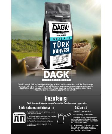Dagk Turkish Coffee with Mastic Gum 200gr - Buy Online on GoSupps.com