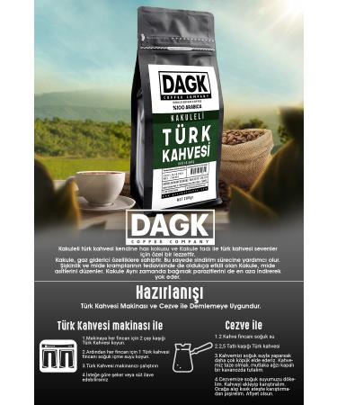 Dagk Cardamom Turkish Coffee 200g Ground - Buy Online on GoSupps.com