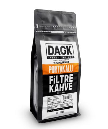 Dagk Orange Filter Coffee Ground 200g (flavored)