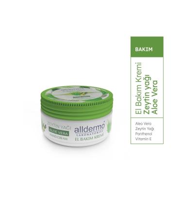 Alldermo Hand Care Cream Aloe Vera Olive Oil 150 Ml