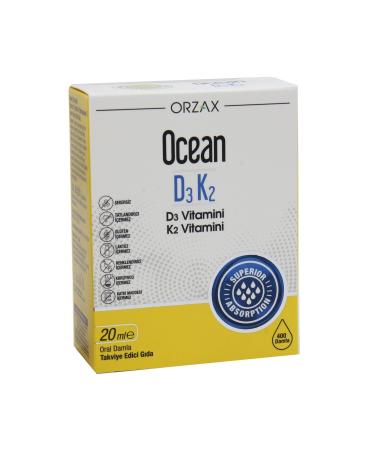 Ocean Vitamin D3 K2 Drops 20 ml
