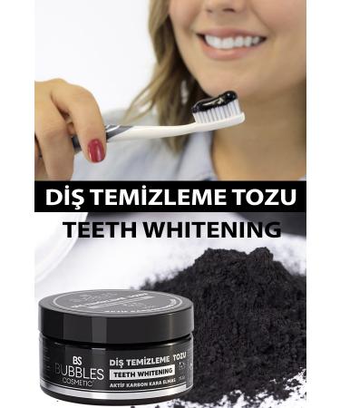 bs bubbles cosmetic 75gr Teeth Whitening Powder Active Carbon Launch Price - Buy Online on GoSupps.com