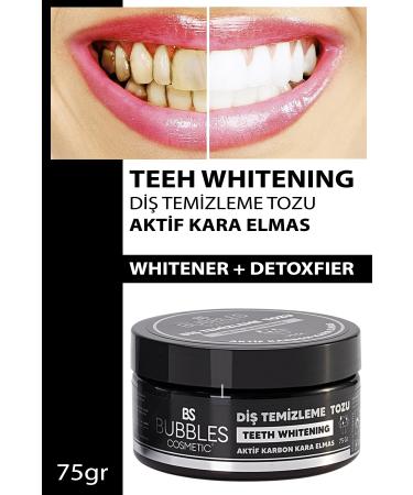 bs bubbles cosmetic 75gr Teeth Whitening Powder Active Carbon Launch Price - Buy Online on GoSupps.com