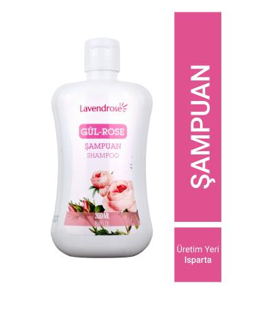 Lavendrose Natural Rose Shampoo Repairing Anti-dandruff Volumizing Plumping Rose Shampoo 300 ml