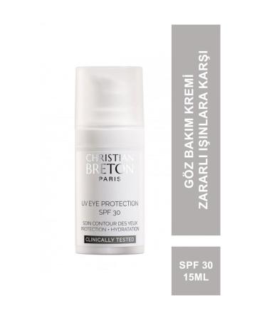 Christian Breton Eye Care Cream Spf 30 Helps Protect Eye Area Against UVA-UVB and UVC Rays 15 Ml