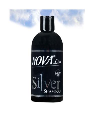 Nova Lisa Salt-Free Super Silver Shampoo for Gray and White Hair 500 Ml