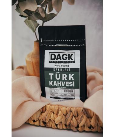 Dagk Cardamom Turkish Coffee 200g Ground - Buy Online on GoSupps.com