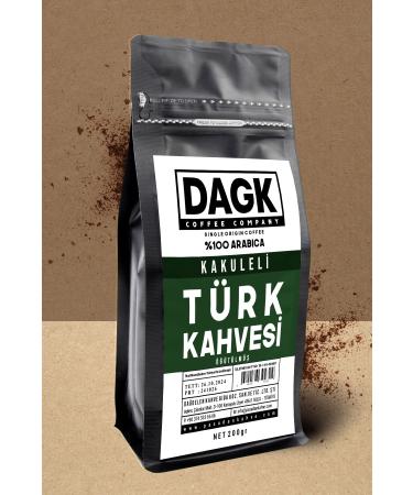 Dagk Cardamom Turkish Coffee 200g Ground - Buy Online on GoSupps.com