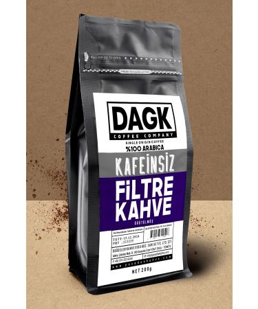 Dagk Decaffeinated Filter Coffee Ground 200g - Buy Online on GoSupps.com