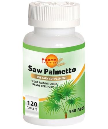 Force Nutrition Saw Palmetto 540 Mg 120 Tablets