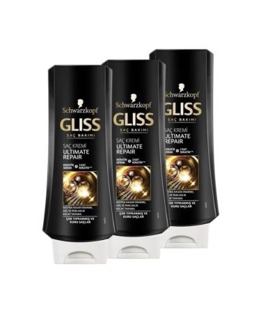 Gliss Ultimate Repair Conditioner x 3 Pieces 400 ml