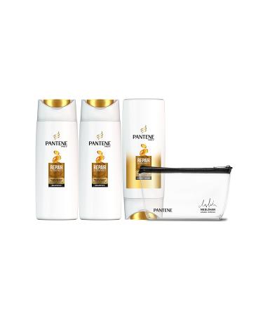 Pantene Travel Set (90 ml Shampoo*2 + Conditioner) (With Gift Bag) - Buy Online on GoSupps.com