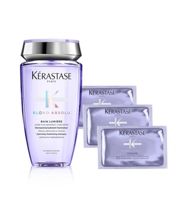 Kerastase Blond Absolu Bain Lumiere Shampoo 250 ml + Blond Absolu Mask 3 x 15 ml 2840095040771