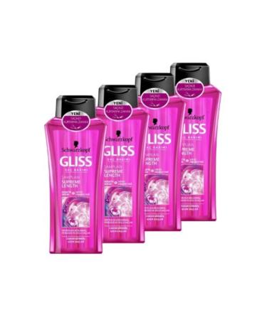 Gliss Supreme Length Shampoo 360 Ml X 4 Pieces