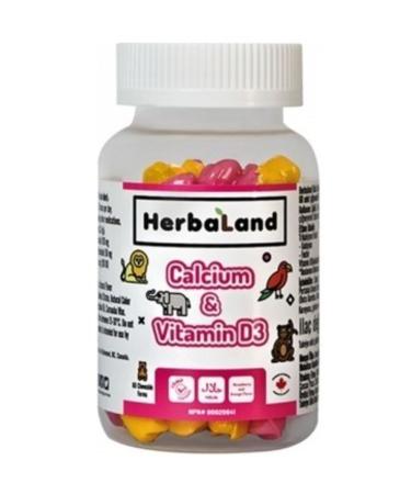 Gummy Herbaland Kids Calcium With Vitamin D3 60 Pieces