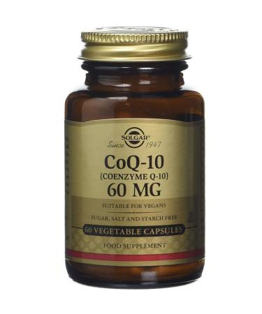 Solgar Co-Q10 (Coenzyme Q10) 30 Mg 60 Capsules