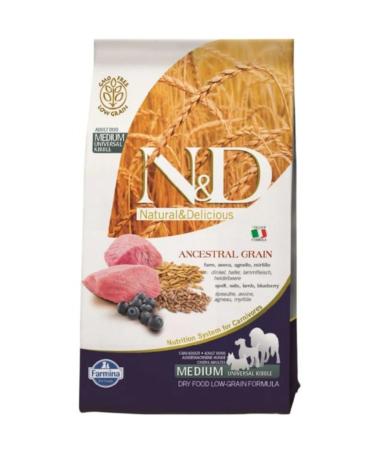 N & D Low Grain Medium&large Medium Breed Adult Lamb 2.5 Kg Dog Food (Original)