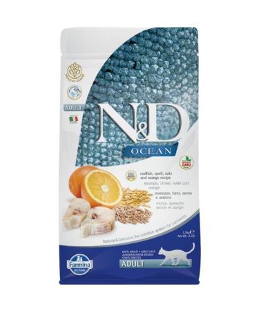 & D Low Grain Cod Orange Adult Cat Food 1.5 Kg