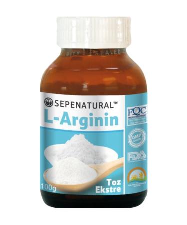 Sepe Natural Analyzed Pure L-arginine Powder L-arginine 100 gr Pure Arginine Powder