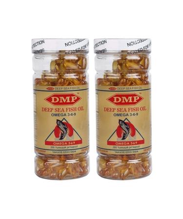 DMP Omega 3.6.9 Fish Oil 1000 Mg 2 Boxes 400 Softgels