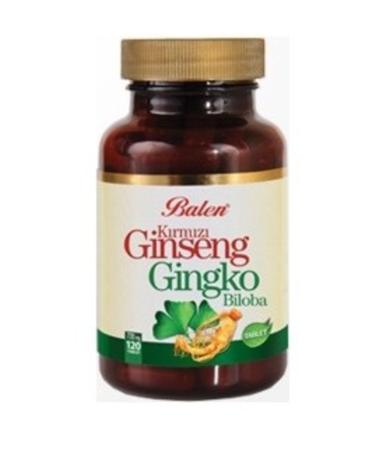 Balen Red Ginseng Gingko Biloba 720 mg 120 Tablets 4 Boxes