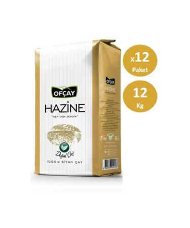Of ay Hazine Black Bulk Tea 1 kg X 12 Packs - Buy Online on GoSupps.com