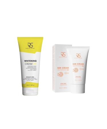 rise and shine Whitening Brightening and Whitening Cream 100 ml Sun Cream Spf 50 - 50 ml