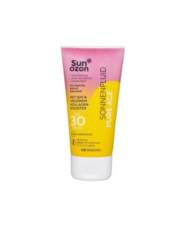 SunOzon Sunscreen Face Cream Q10 SPF 30 Sensitive Skin 50 ml
