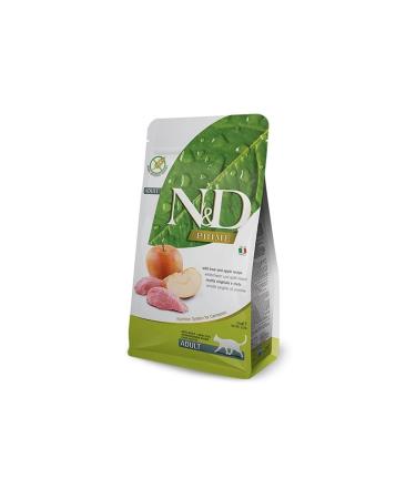 N & D Nd Prime Adult Cat 5kg Grain-Free Boar and Apple Adult Cat Food Boar Apple Adult