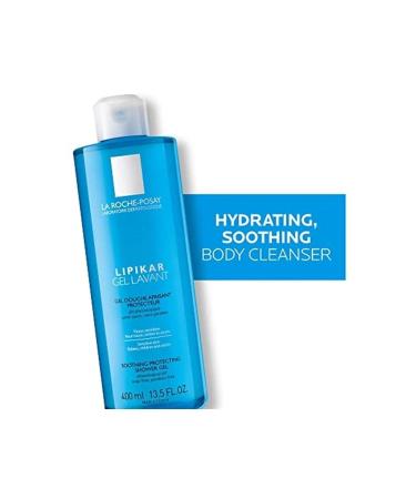 La Roche Posay Lipikar Gel Lavender Cleansing Gel Helps Repair Skin Barriers 400 Ml