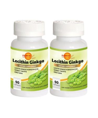 Force Nutrition Lecithin Ginkgo Coenzyme Q10 2x90 Capsules Lecithin Coenzyme