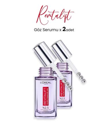 L'Oreal Paris Revitalift Filler Eye Serum 20 ml x 2 Pieces