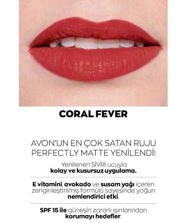 Avon Ultra Matte Lipstick Coral Fever and Glimmerstick Lip Pencil Coral Bundle - Buy Online on GoSupps.com