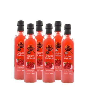 Historical SultanAhmet Spice Shop Grape Vinegar 0 Additive-Free 6-Piece Set (Natural Fermented)