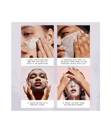 Fenty Skin Cookies N Clean Whipped Clay Pore Detox Face Mask with Salicylic Acid + Charcoal 75 Ml - Buy Online on GoSupps.com