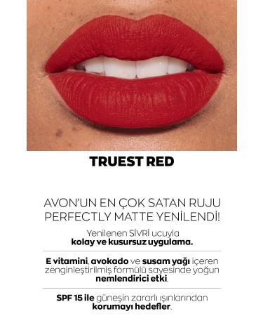 Avon Ultra Matte Lipstick Truest Red and Glimmerstick Lip Pencil Ruby Shock Bundle - Buy Online on GoSupps.com