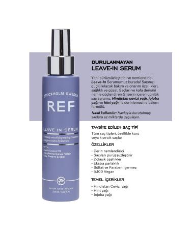 REF STOCKHOLM Leave In Serum 125 Ml Heat Protection Leave-In Care Serum