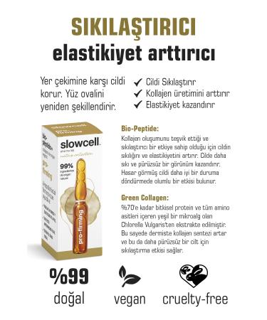 Slowcell Bio Peptide Collagen Elasticity Enhancing Firming Serum Ampoule 1 PIECE X 2 ML - Buy Online on GoSupps.com