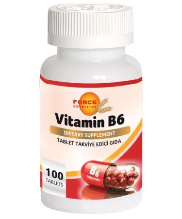 Force Nutrition Vitamin B6 100 Tablets