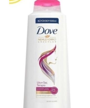Dove Long Hair Therapy Hair Care Shampoo 600 ml 3 Pieces