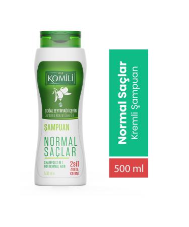 Komili 2 in 1 Creamy Vegan Basic Care Shampoo for Normal Hair - 500 ML