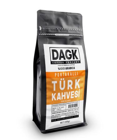 Dagk Orange Turkish Coffee 200g Ground (flavored)